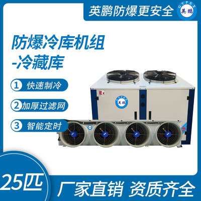 防爆冷库机组-冷藏库25匹