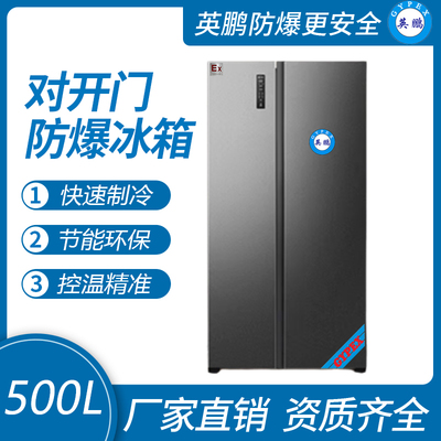 对开门防爆冰箱500L
