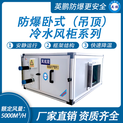 防爆卧式（吊顶）冷水风柜系列-风量：5000