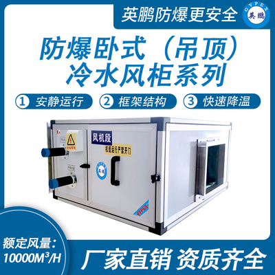防爆卧式（吊顶）冷水风柜系列-风量：10000
